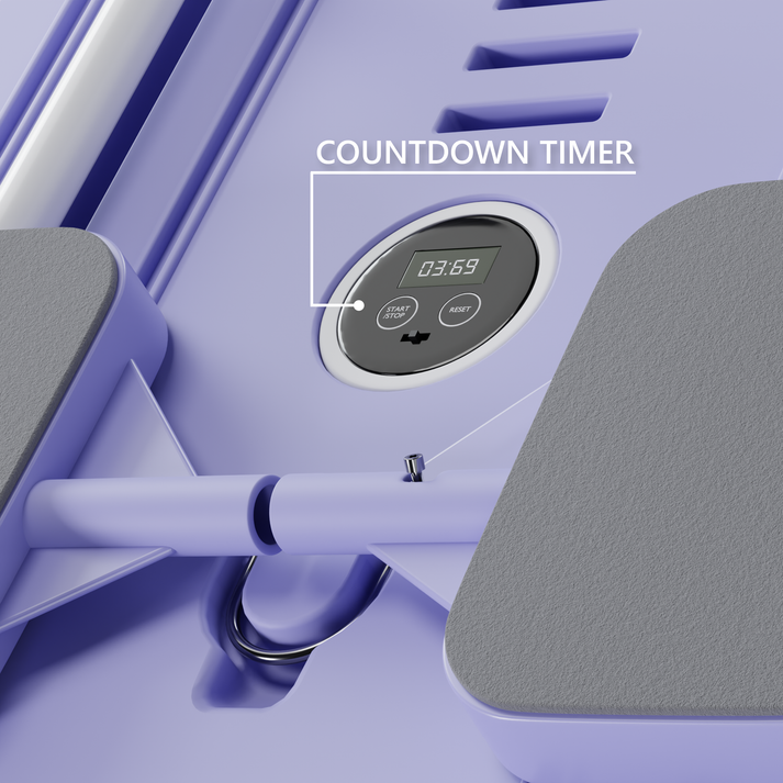 Machine Pilates Lhanelfit Reformer Avec Tour - Violette - Usage Domestique
