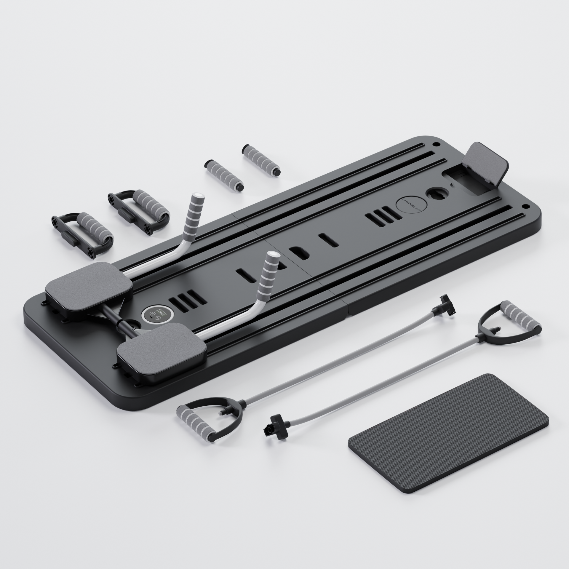 Pilates Reformer Set - Sodava, Pilates Reformer Set, Portable Pilates Reformer, Reformly Pilates Board, Adjustable Pilates Board, Home Workout, Ab & Push-up Workout Board- Yoga