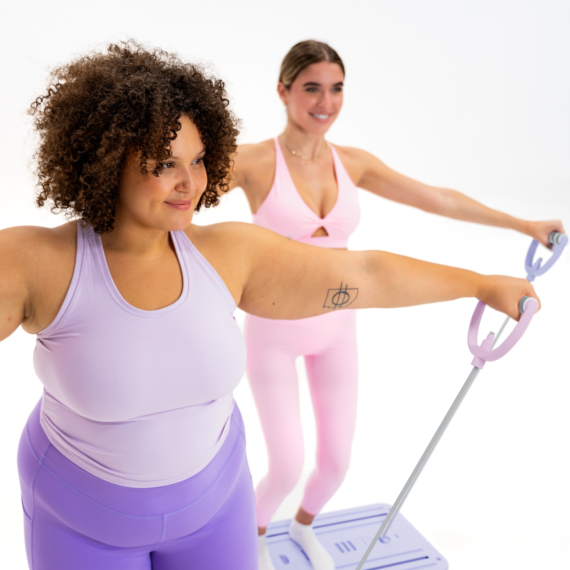 Opvouwbare Pilates Reformer Board Set van Lhanel - Doel Opvouwbare Pilates Reformer Board Set van Lhanel - Doel