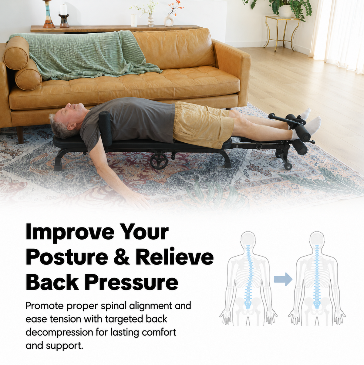 Adjustable Decompression & Stretch Table